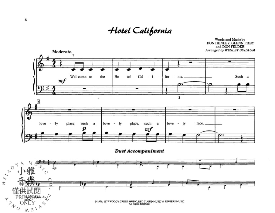 Schaum Pop Favorites, Pre-A: The Green Book | 小雅音樂 Hsiaoya Music