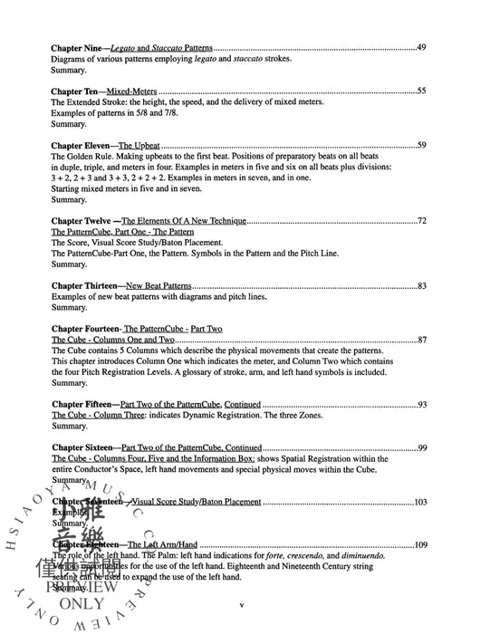 The Art of Conducting Technique A New Perspective 指揮法 | 小雅音樂 Hsiaoya Music