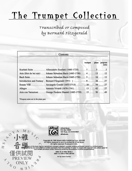 The Trumpet Collection Compositions and Transcriptions of Bernard Fitzgerald 小號 | 小雅音樂 Hsiaoya Music