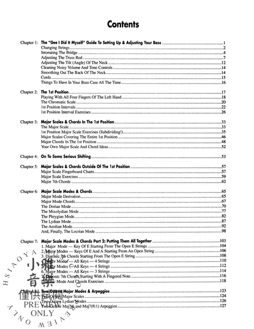 Serious Electric Bass The Bass Player's Complete Guide to Scales and Chords | 小雅音樂 Hsiaoya Music