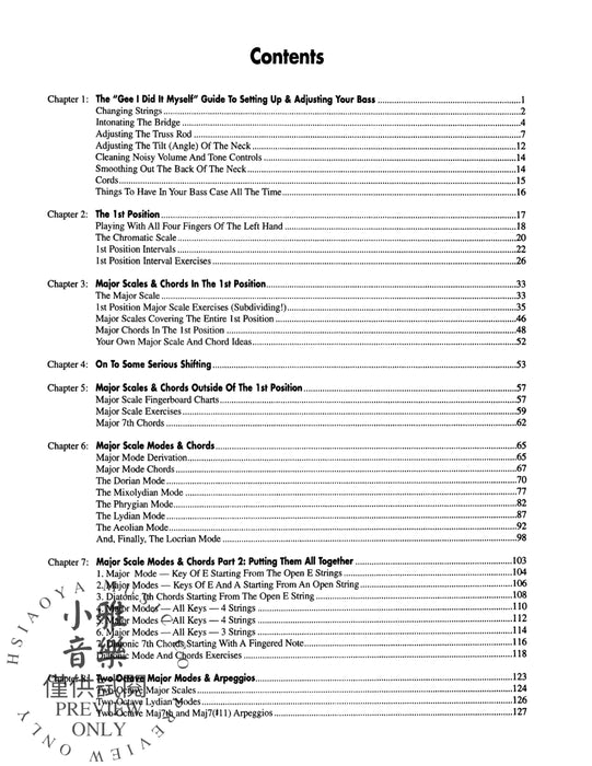 Serious Electric Bass The Bass Player's Complete Guide to Scales and Chords | 小雅音樂 Hsiaoya Music