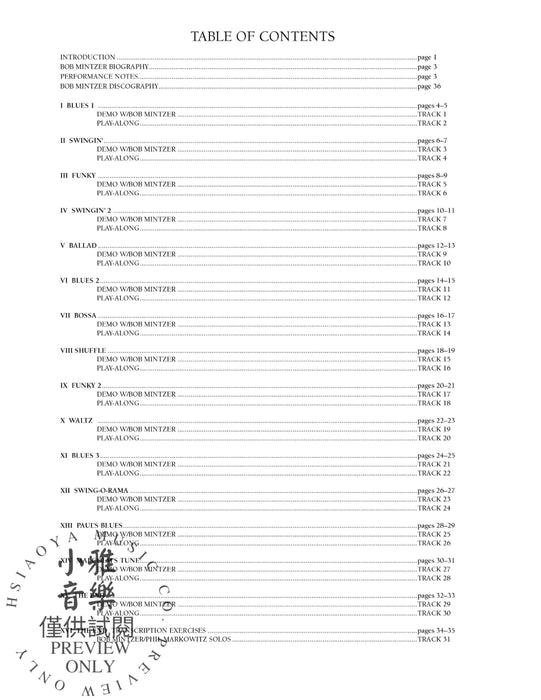 15 Easy Jazz, Blues & Funk Etudes 藍調 練習曲 | 小雅音樂 Hsiaoya Music