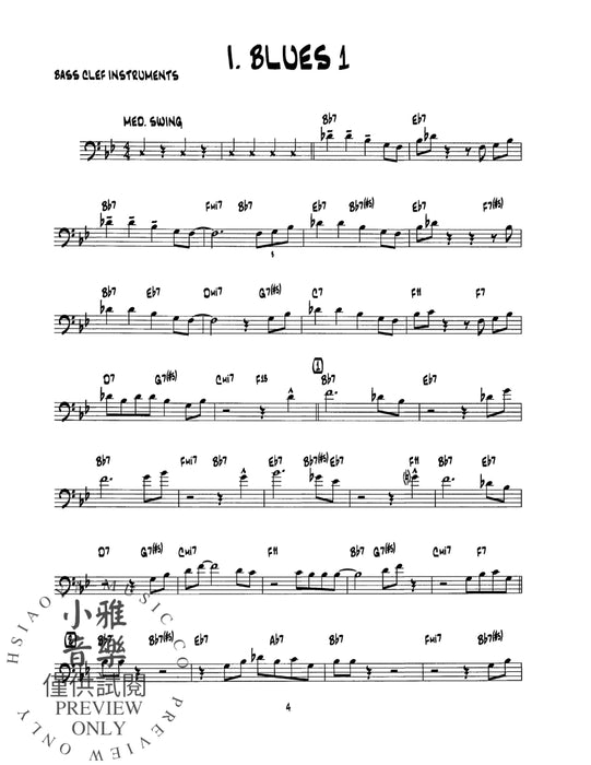 15 Easy Jazz, Blues & Funk Etudes 藍調 練習曲 | 小雅音樂 Hsiaoya Music