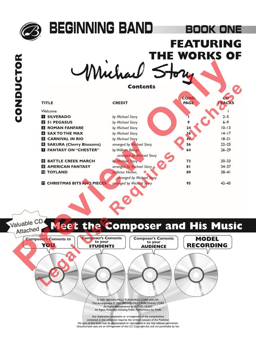 Belwin Beginning Band, Book One (featuring the works of Michael Story) | 小雅音樂 Hsiaoya Music