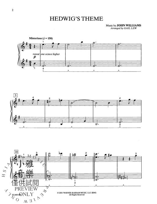 Harry Potter and the Sorcerer's Stone, Themes from, Level 3 | 小雅音樂 Hsiaoya Music