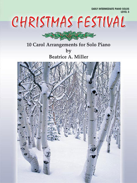Christmas Festival, Level 3 10 Carol Arrangements for Solo Piano 耶誕頌歌 獨奏 鋼琴 | 小雅音樂 Hsiaoya Music