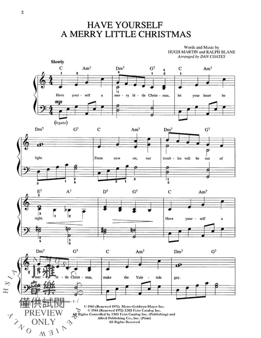 Have Yourself a Merry Little Christmas | 小雅音樂 Hsiaoya Music