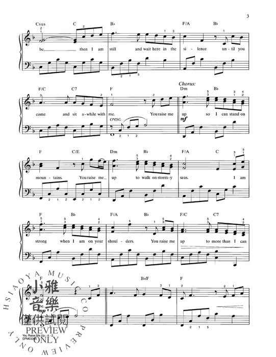 You Raise Me Up | 小雅音樂 Hsiaoya Music