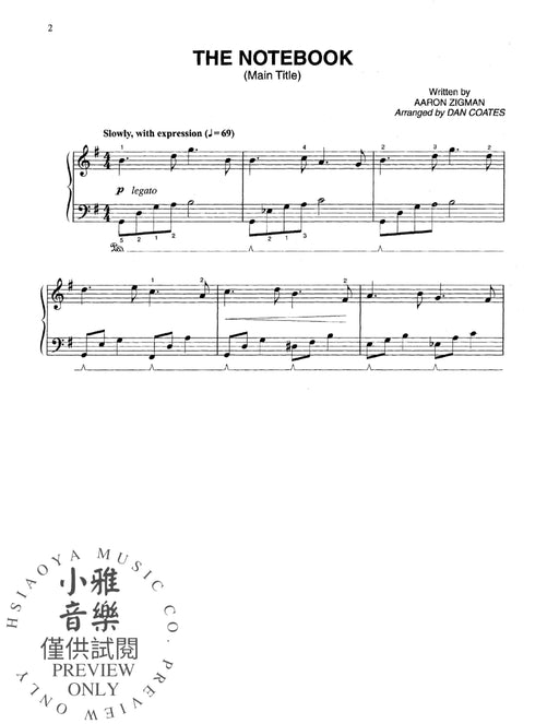 The Notebook (Main Title) (from The Notebook) | 小雅音樂 Hsiaoya Music