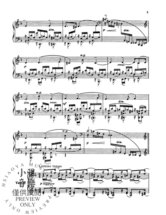 Variations on a Theme of Corelli 拉赫瑪尼諾夫 柯雷里主題變奏曲 | 小雅音樂 Hsiaoya Music