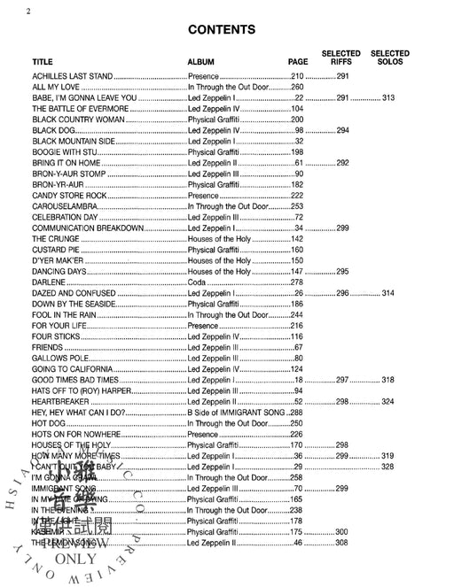Led Zeppelin: Complete Songbook | 小雅音樂 Hsiaoya Music