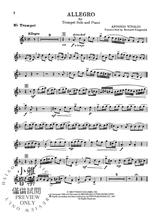 Allegro (based on "Aria del Vagante" from Juditha Triumphans) 韋瓦第 快板 詠唱調 猶迪塔的凱旋 | 小雅音樂 Hsiaoya Music