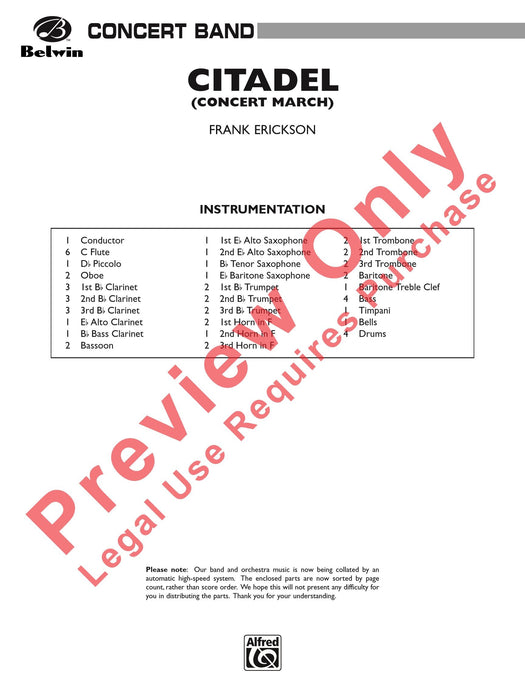 Citadel 總譜 | 小雅音樂 Hsiaoya Music