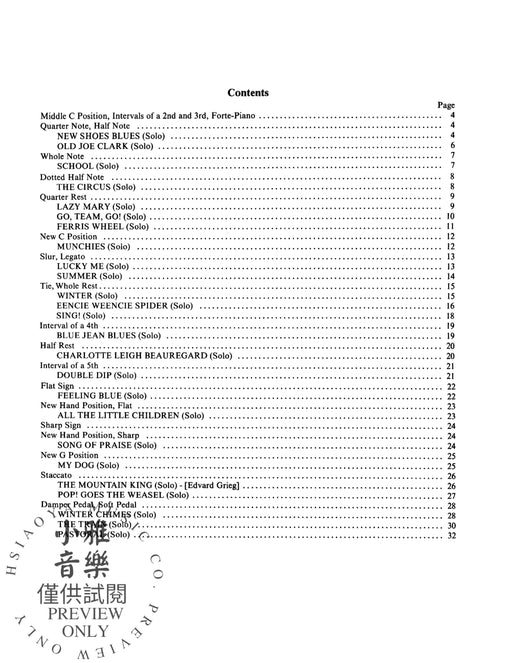 David Carr Glover Method for Piano: Performance, Primer 鋼琴 | 小雅音樂 Hsiaoya Music