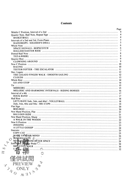 David Carr Glover Method for Piano: Technic, Primer 鋼琴 | 小雅音樂 Hsiaoya Music