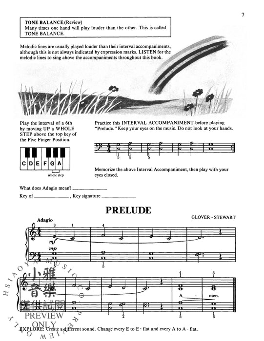 David Carr Glover Method for Piano: Lessons, Level 2 鋼琴 | 小雅音樂 Hsiaoya Music