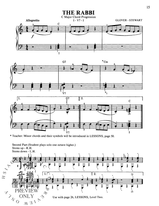 David Carr Glover Method for Piano: Performance, Level 2 鋼琴 | 小雅音樂 Hsiaoya Music