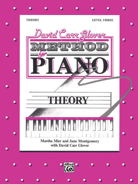 David Carr Glover Method for Piano: Theory, Level 3 鋼琴 | 小雅音樂 Hsiaoya Music