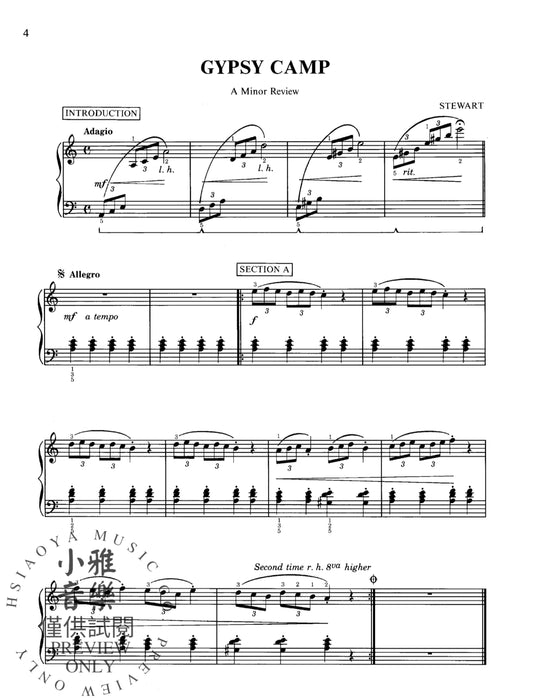 David Carr Glover Method for Piano: Lessons, Level 4 鋼琴 | 小雅音樂 Hsiaoya Music