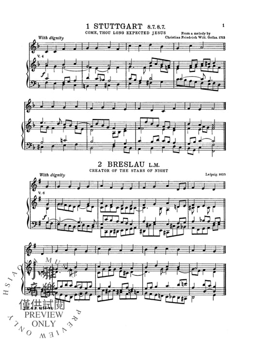 Free Organ Accompaniments to One Hundred Well-Known Hymn Tunes 管風琴 伴奏 讚美歌 | 小雅音樂 Hsiaoya Music