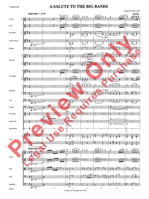 A Salute to the Big Bands 總譜 | 小雅音樂 Hsiaoya Music