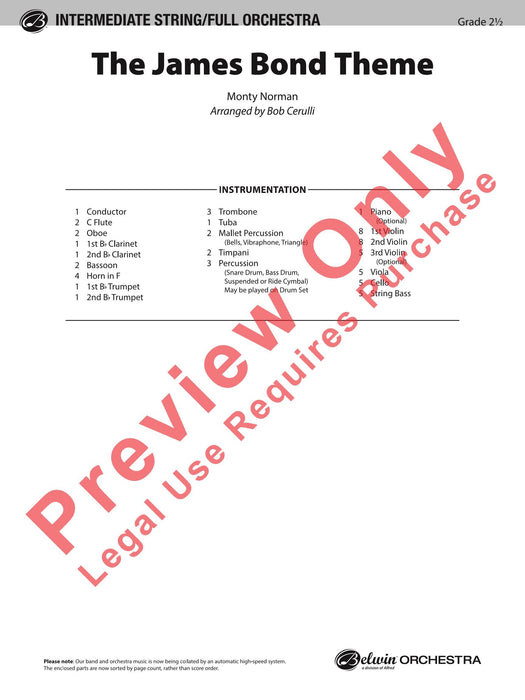 The James Bond Theme 主題 總譜 | 小雅音樂 Hsiaoya Music