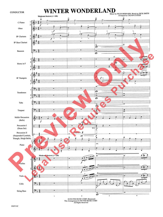 Winter Wonderland 總譜 | 小雅音樂 Hsiaoya Music