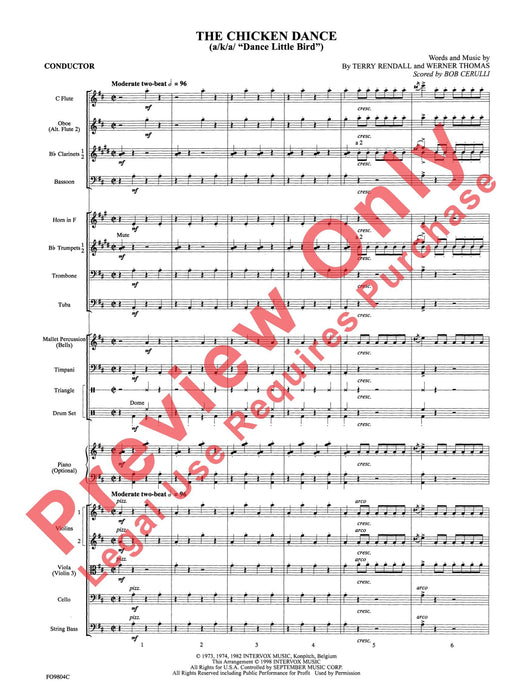 The Chicken Dance 舞曲 總譜 | 小雅音樂 Hsiaoya Music