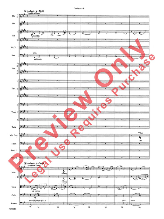 Star Wars®: Episode I The Phantom Menace, Selections from 總譜 | 小雅音樂 Hsiaoya Music