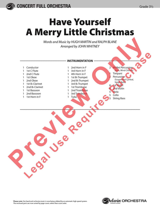 Have Yourself a Merry Little Christmas 總譜 | 小雅音樂 Hsiaoya Music