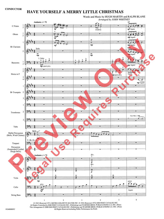 Have Yourself a Merry Little Christmas 總譜 | 小雅音樂 Hsiaoya Music