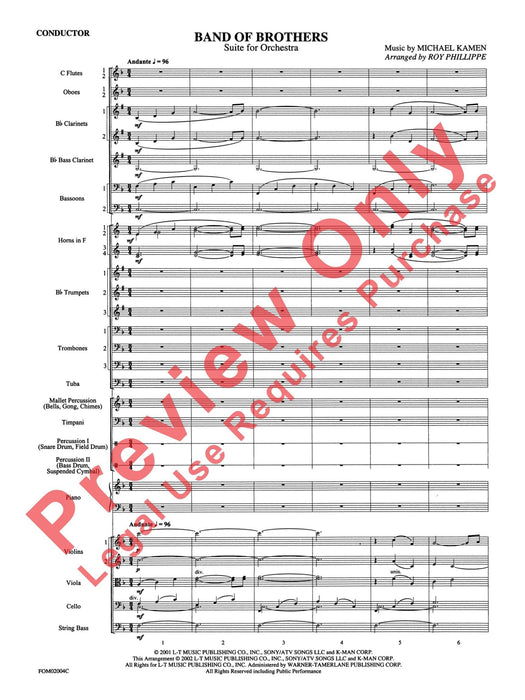 Band of Brothers 總譜 | 小雅音樂 Hsiaoya Music