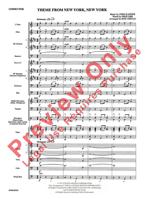 New York, New York, Theme from 主題 總譜 | 小雅音樂 Hsiaoya Music