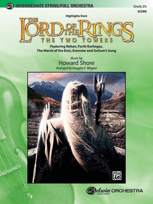 The Lord of the Rings: The Two Towers, Highlights from Featuring: Rohan / Forth Eorlingas / The March of the Ents / Evenstar / Gollum's Song 進行曲 總譜 | 小雅音樂 Hsiaoya Music
