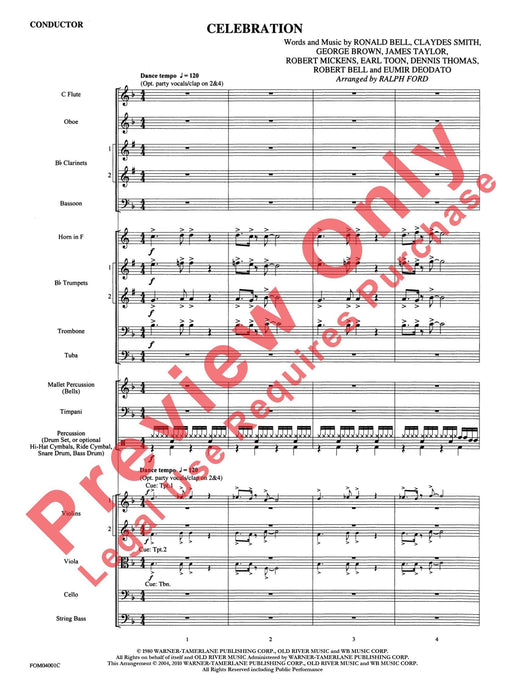 Celebration 總譜 | 小雅音樂 Hsiaoya Music