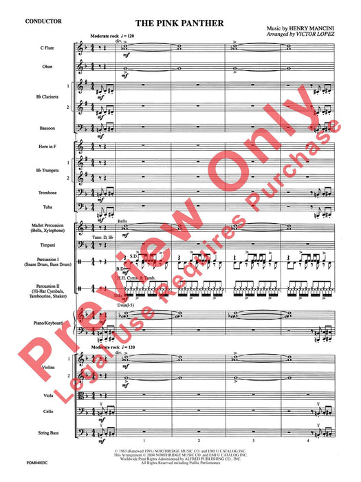 The Pink Panther 總譜 | 小雅音樂 Hsiaoya Music