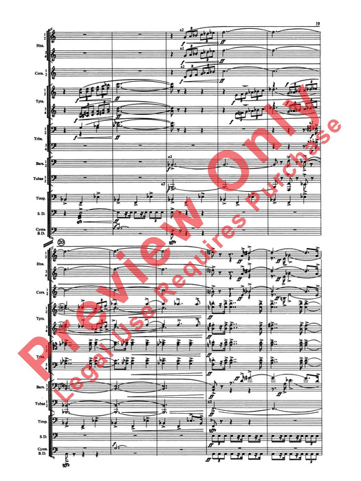 Symphony for Brass and Percussion 交響曲 銅管 擊樂器 總譜 | 小雅音樂 Hsiaoya Music