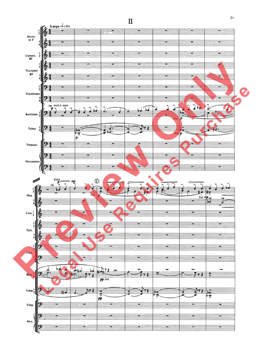 Symphony for Brass and Percussion 交響曲 銅管 擊樂器 總譜 | 小雅音樂 Hsiaoya Music