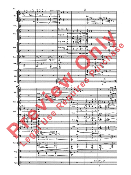 Symphony for Brass and Percussion 交響曲 銅管 擊樂器 總譜 | 小雅音樂 Hsiaoya Music