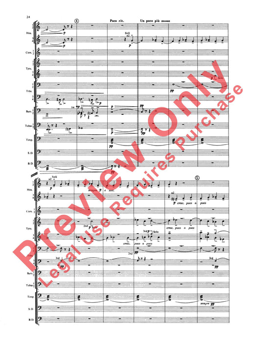 Symphony for Brass and Percussion 交響曲 銅管 擊樂器 總譜 | 小雅音樂 Hsiaoya Music