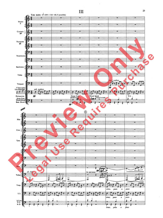 Symphony for Brass and Percussion 交響曲 銅管 擊樂器 總譜 | 小雅音樂 Hsiaoya Music