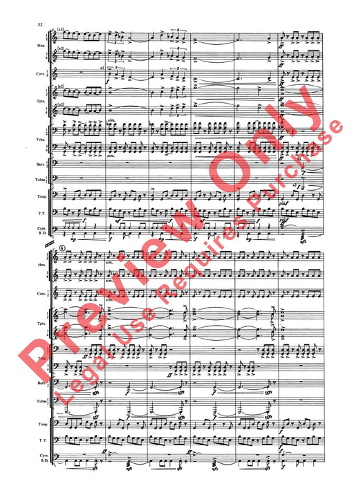 Symphony for Brass and Percussion 交響曲 銅管 擊樂器 總譜 | 小雅音樂 Hsiaoya Music