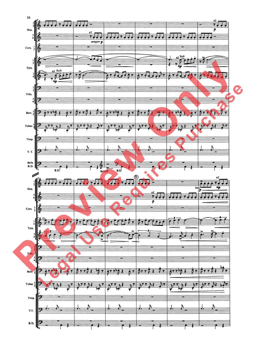 Symphony for Brass and Percussion 交響曲 銅管 擊樂器 總譜 | 小雅音樂 Hsiaoya Music