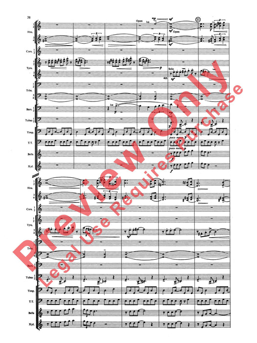 Symphony for Brass and Percussion 交響曲 銅管 擊樂器 總譜 | 小雅音樂 Hsiaoya Music