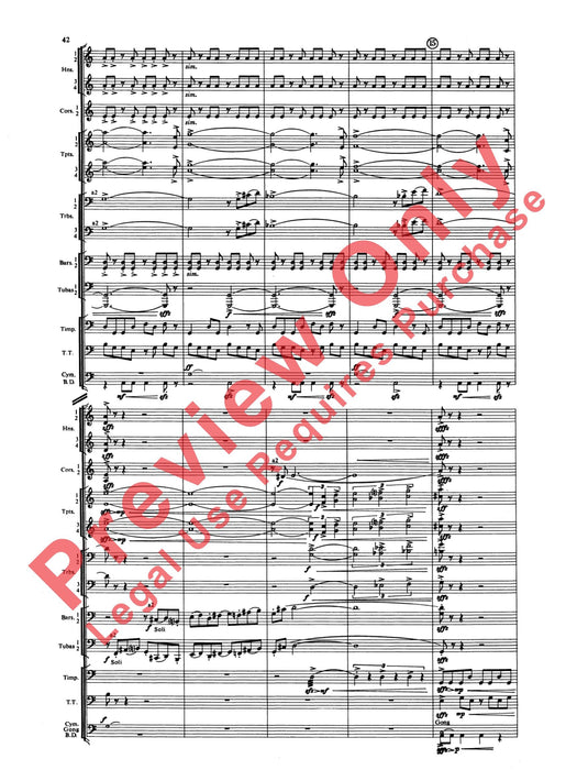 Symphony for Brass and Percussion 交響曲 銅管 擊樂器 總譜 | 小雅音樂 Hsiaoya Music