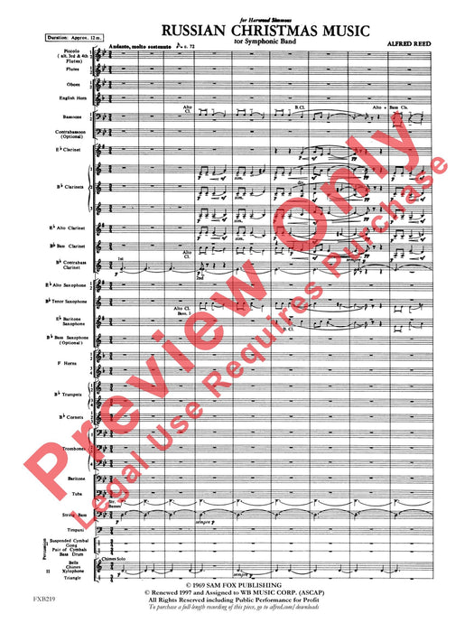 Russian Christmas Music 總譜 | 小雅音樂 Hsiaoya Music