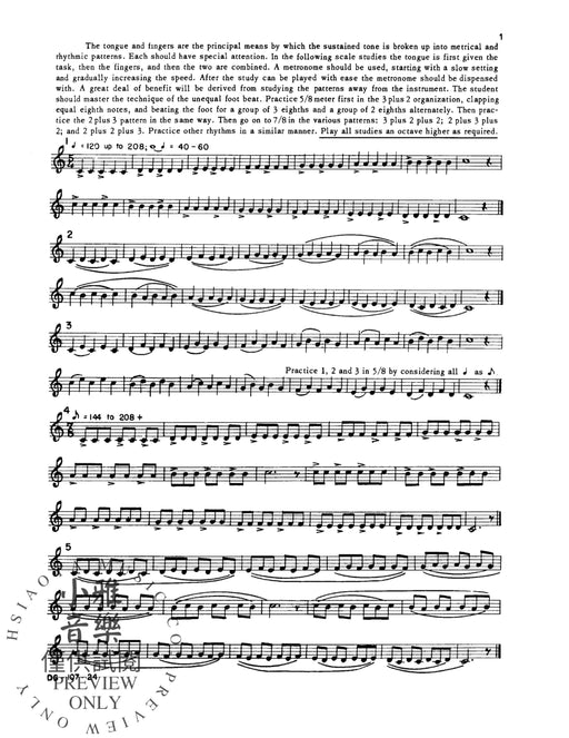 Odd Meter Etudes for All Instruments in Treble Clef 練習曲 | 小雅音樂 Hsiaoya Music