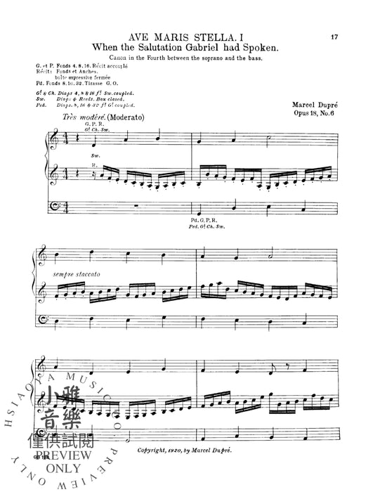 Fifteen Pieces (Vepres du Commun), Opus 18 (Complete) 小品 作品 | 小雅音樂 Hsiaoya Music