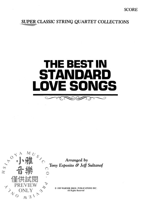 The Best in Standard Love Songs | 小雅音樂 Hsiaoya Music