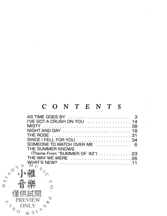 The Best in Standard Love Songs | 小雅音樂 Hsiaoya Music